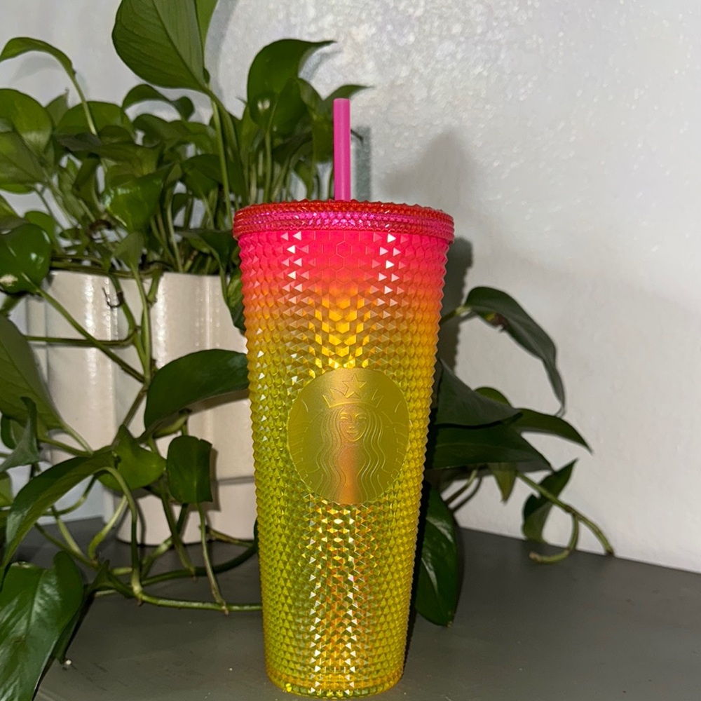 Starbucks Gradient Tumbler - Pink and Yellow